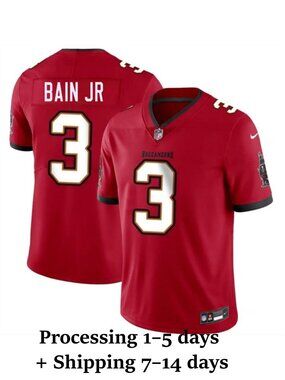 Mens Youths Select Rueben Bain Jr Red Vapor Stitched Jersey